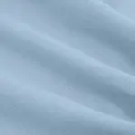 Light Blue Asymmetrical Ruched Side Tie Sleeveless Top